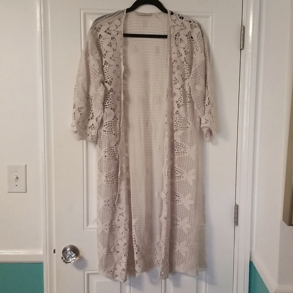 Beautiful maxi lace cardigan/jacket